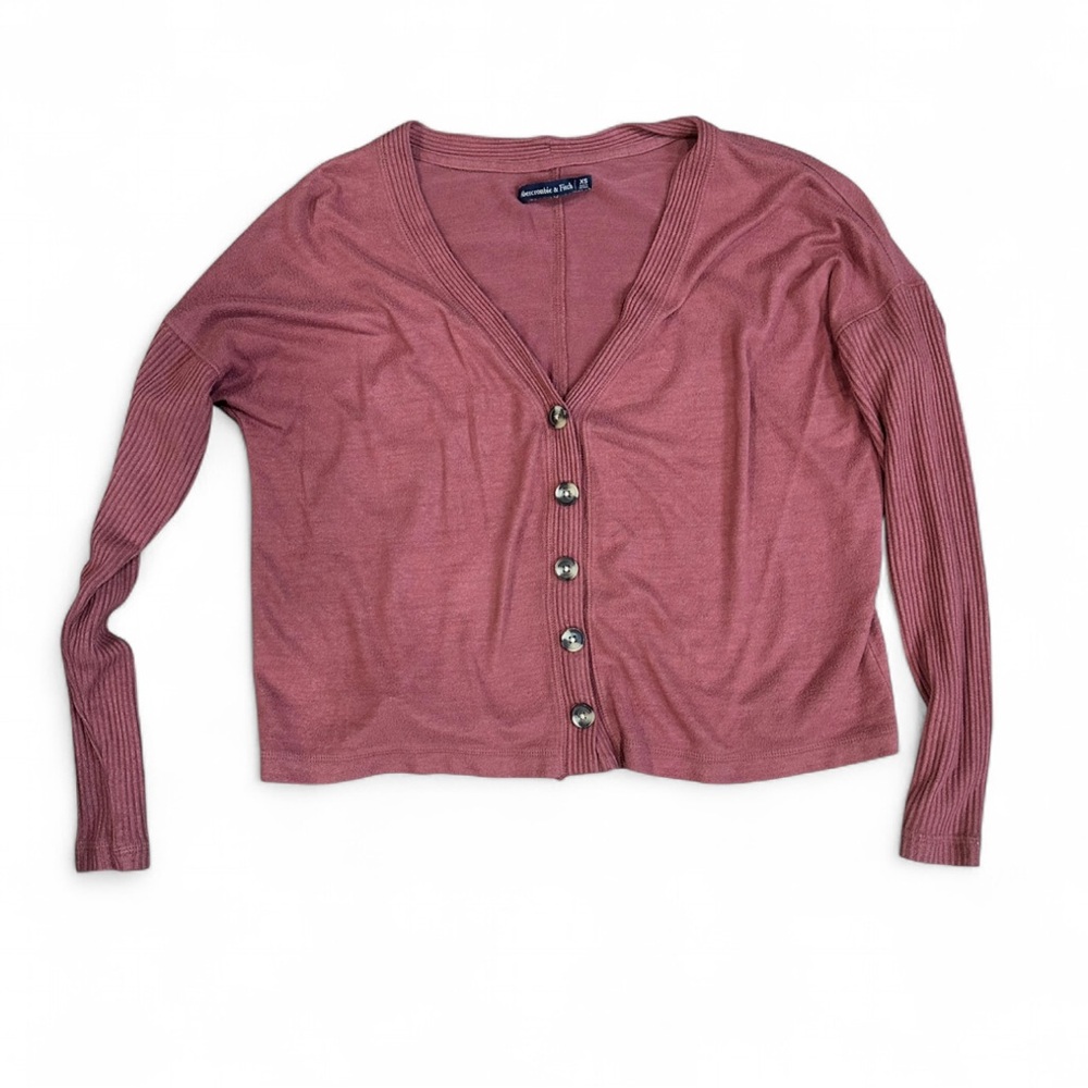 Abercrombie & Fitch Dusty Rose Cardigan